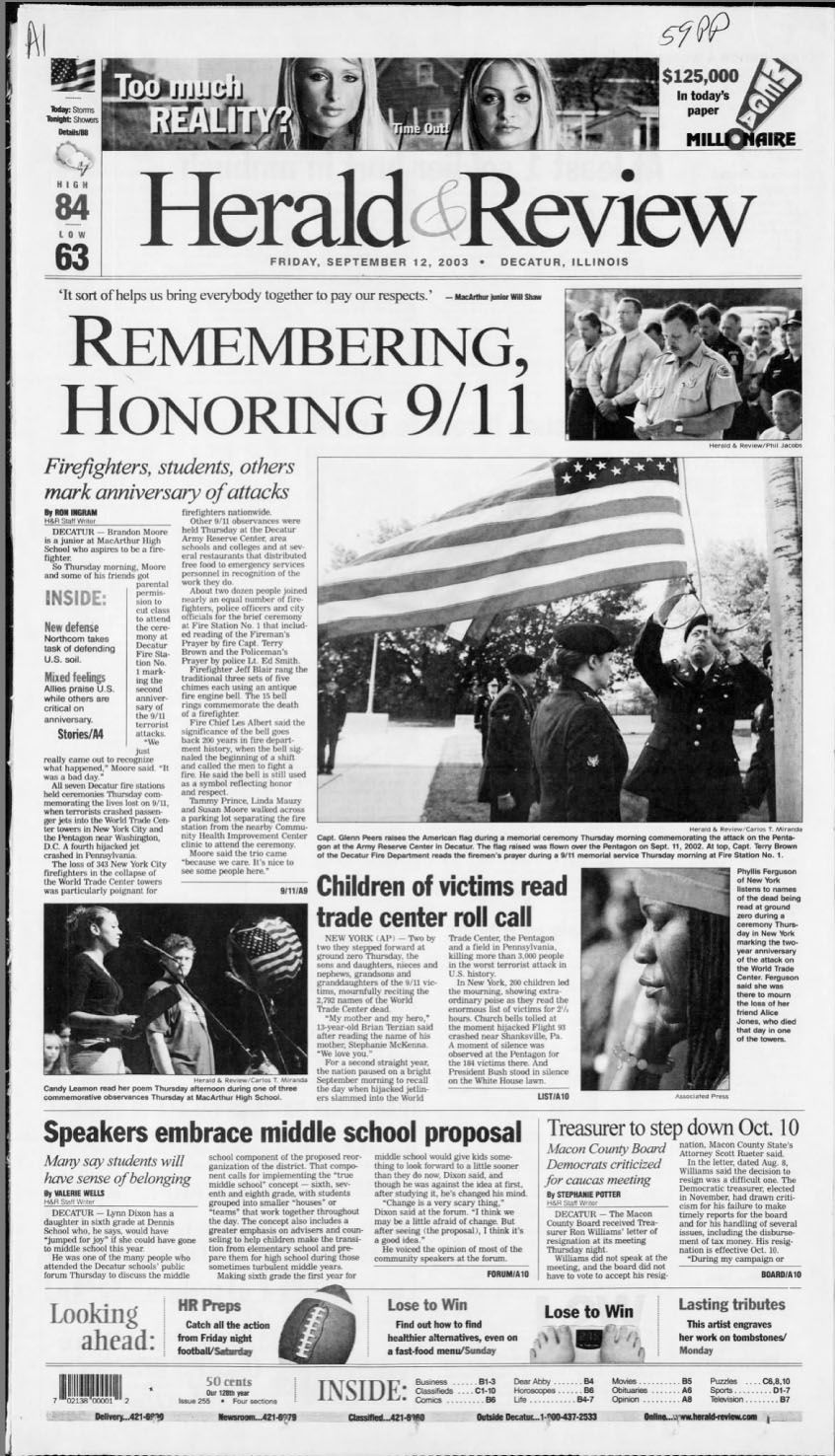 Remembering, honoring 9/11